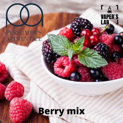 Фото, Видео, Натуральные ароматизаторы для вейпа  TPA "Berry mix" (Ягодный микс) 