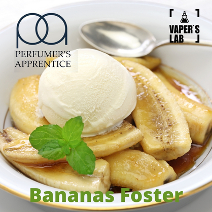 Фото, Видео, Арома для самозамеса TPA "Bananas Foster (DX)" (Банановое мороженое) 