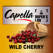 Аромка для вейпа Capella Flavors Wild Cherry with Stevia Дика Вишня