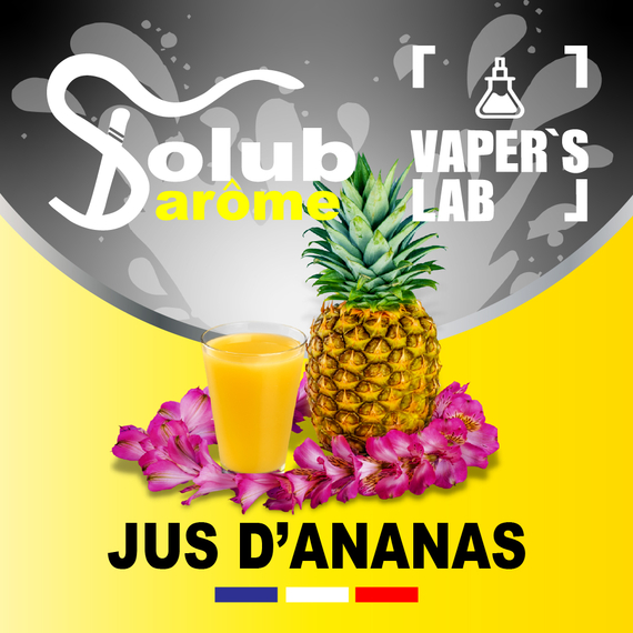 Отзывы на Ароматизаторы для самозамеса Solub Arome "Jus d\'ananas" (Ананасовый сок) 