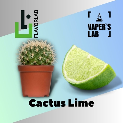 Фото, Відеоогляди на Аромки для вейпа Flavor Lab Cactus Lime 10 мл