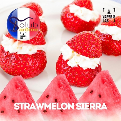 Фото, Відеоогляди на Преміум ароматизатор для електронних сигарет Solub Arome "Strawmelon Sierra" (Коктейль з кавуном та полуницею) 