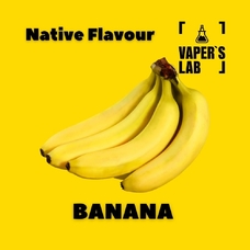 Натуральные ароматизаторы для вейпов Native Flavour Banana 30мл