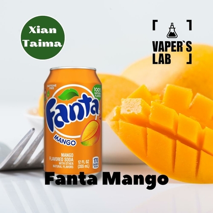 Фото, Видео, Ароматизаторы для вейпа купить украина Xi'an Taima "Fanta Mango" (Фанта манго) 