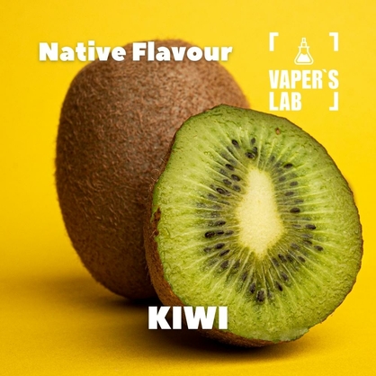 Фото, Відеоогляди на Аромки для вейпів Native Flavour "Kiwi" 30мл 