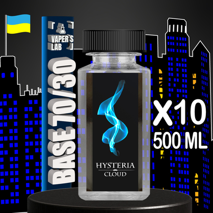 Фото, Видео Готовая база Hysteria Наборы базы для электронных сигарет 500 мл 10 шт