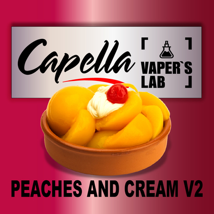 Фото на Aroma Capella Peaches and Cream V2 Персик і вершки