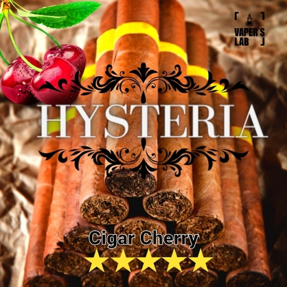 Фото заправка для вейпа купити hysteria cigar cherry 30 ml