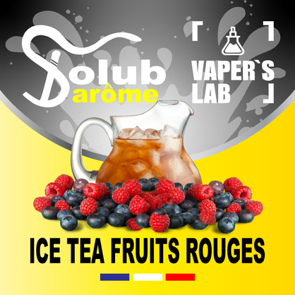 Фото, Видео, Ароматизатор для вейпа Solub Arome "Ice-T fruits rouges" (Ягодный чай) 