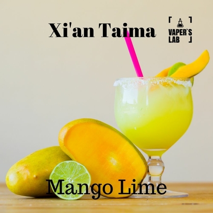 Фото, Видео, Ароматизаторы для вейпа Xi'an Taima "Mango Lime" (Манго лайм) 