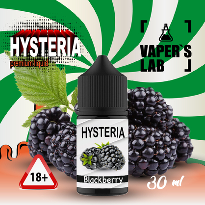 Фото, Відеоогляди Рідина Salt Hysteria Salt Blackberry 30 ml