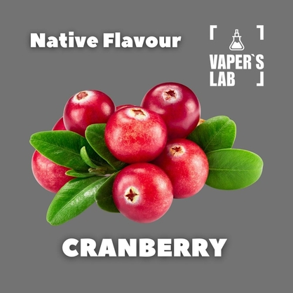 Фото, Відеоогляди на Найкращі ароматизатори для вейпа Native Flavour "cranberry" 30мл 