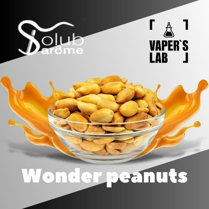 Фото, Відеоогляди на Ароматизатори для вейпа Solub Arome "Wonder peanuts" (Смажений арахіс з карамеллю) 