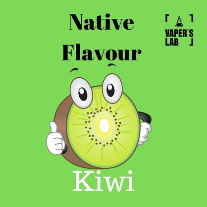 Фото, Видео на жидкость для вейпа Native Flavour Kiwi 100 ml