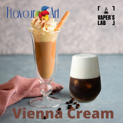 Фото, Відеоогляди на Аромки для вейпа FlavourArt Vienna Cream Віденський крем