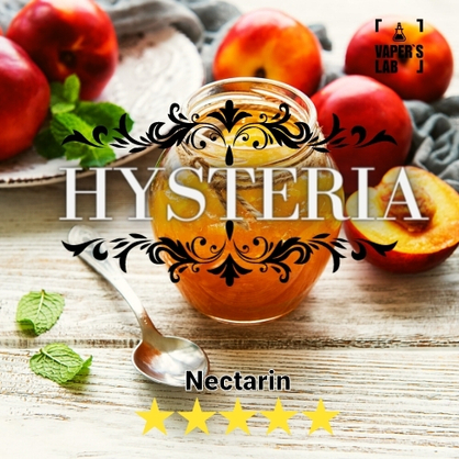 Фото заправка для вейпа без никотина hysteria nectarine 60 ml