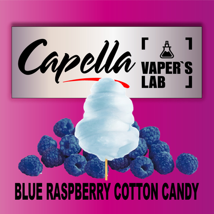 Фото на Арому Capella Blue Raspberry Cotton Candy Малинова вата