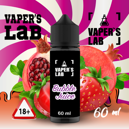 Фото, Видео на Жидкости для вейпов Vapers Lab Bubble juice 60 ml