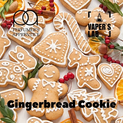 Фото, Видео, Ароматизатор для жижи TPA "Gingerbread Cookie" (Пряничное печенье) 