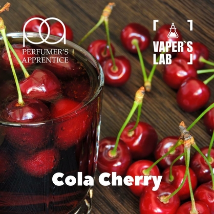 Фото, Видео, Ароматизатор для жижи TPA "Cola Cherry" (Вишневая кола) 