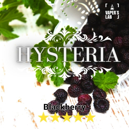 Фото купить заправку для вейпа без никотина hysteria blackberry 60 ml