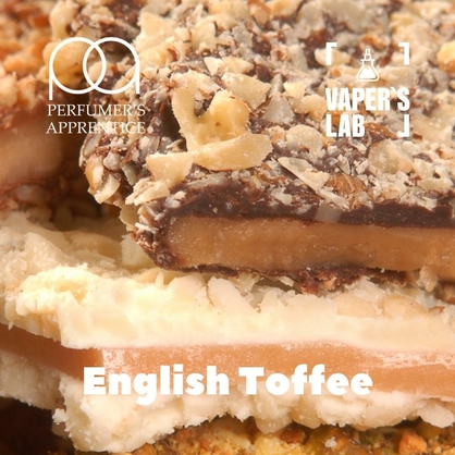 Фото, Відеоогляди на ароматизатор для самозамісу TPA "English Toffee" (Англійська іриска) 