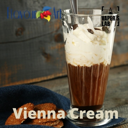 Фото, Відеоогляди на Аромки для вейпа FlavourArt Vienna Cream Віденський крем