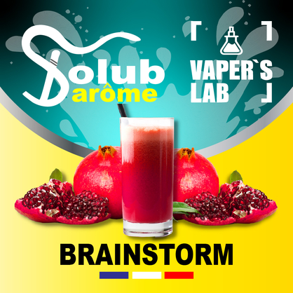 Фото, Відеоогляди на Преміум ароматизатори для електронних сигарет Solub Arome "Brainstorm" (Гранатовий напій) 