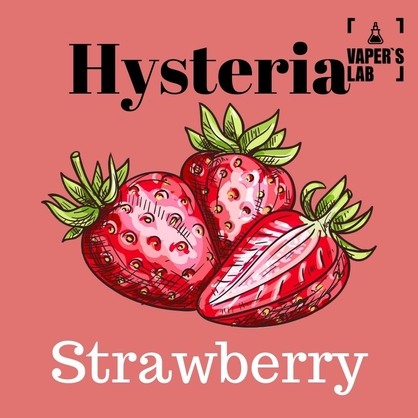 Фото, Видео на жижу для вейпа Hysteria Strawberry 100 ml