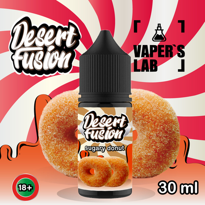 Фото сольова жижа top dessert fusion salt sugary donut 30 ml