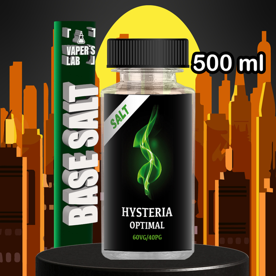 Отзывы  основа на солевом никотине hysteria optimal 500 мл