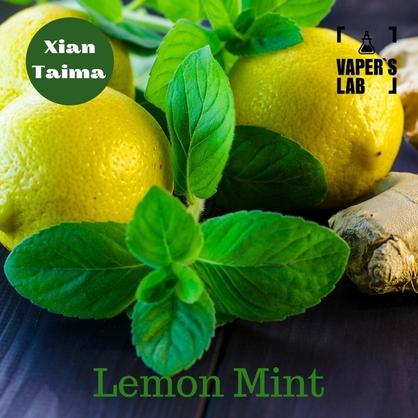 Фото, Видео, Натуральные ароматизаторы для вейпа  Xi'an Taima "Lemon Mint" (Лимон мята) 