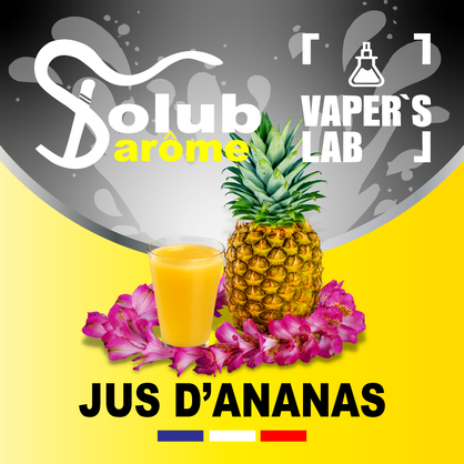 Фото, Видео, Ароматизатор для самозамеса Solub Arome "Jus d\'ananas" (Ананасовый сок) 