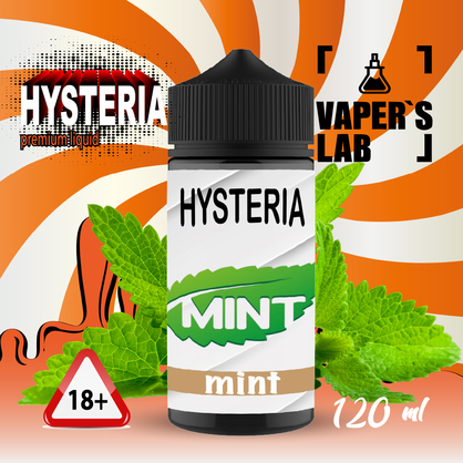 Фото жижа для вейпа до 100 грн hysteria mint 100 ml