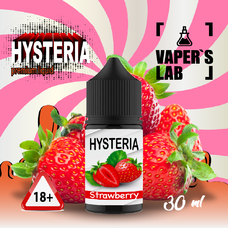 Рідини Salt для POD систем Hysteria Strawberry 30