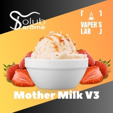 Купити ароматизатор для самозамісу Solub Arome "Mother Milk V3" (Полуниця з морозивом)