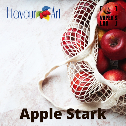 Фото на Ароматизаторы для вейпа FlavourArt Apple Stark Яблоко старк