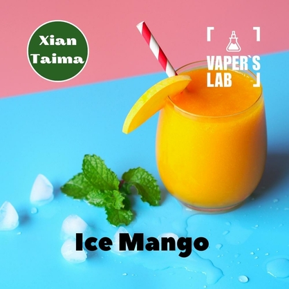 Фото, Відеоогляди на Найкращі ароматизатори для вейпа Xi'an Taima "Ice Mango" (Манго з холодком) 