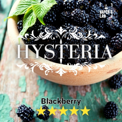 Фото купить заправку для вейпа без никотина hysteria blackberry 60 ml