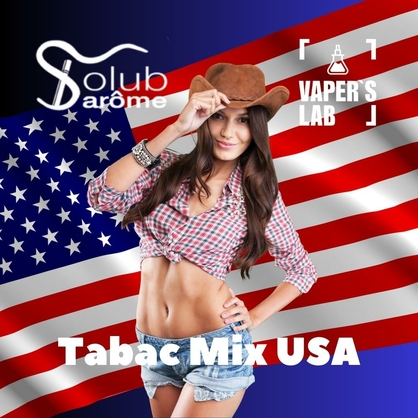 Фото, Видео, Лучшие пищевые ароматизаторы  Solub Arome "Tabac Mix USA" (Американский табак) 