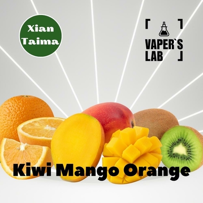 Фото, Видео, Аромки для самозамеса Xi'an Taima "Kiwi Mango Orange" (Киви манго апельсин) 