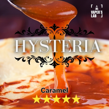 Фото, Видео на жижа Hysteria Caramel 30 ml