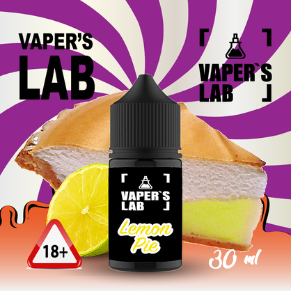 Фото, Видео солевая жижка Vaper's LAB Salt "Lemon pie" 30 ml