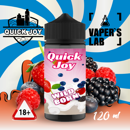 Фото, Видео на Жижи для вейпа Quick Joy Wild born 120ml