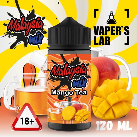 Відгуки  купити жижу без нікотину malasian mix mango tea 120ml 120 мл