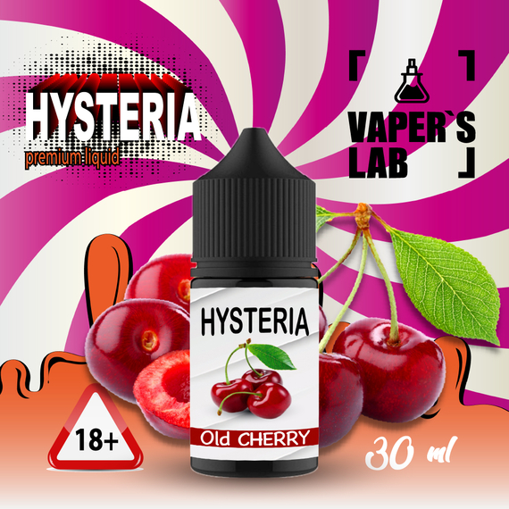 Відгуки Рідина для под систем Hysteria Salt "Old Cherry" 30 ml 