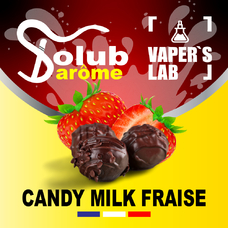 Ароматизатори для рідини вейпів Solub Arome "Candy milk fraise" (Молочна цукерка з полуницею)