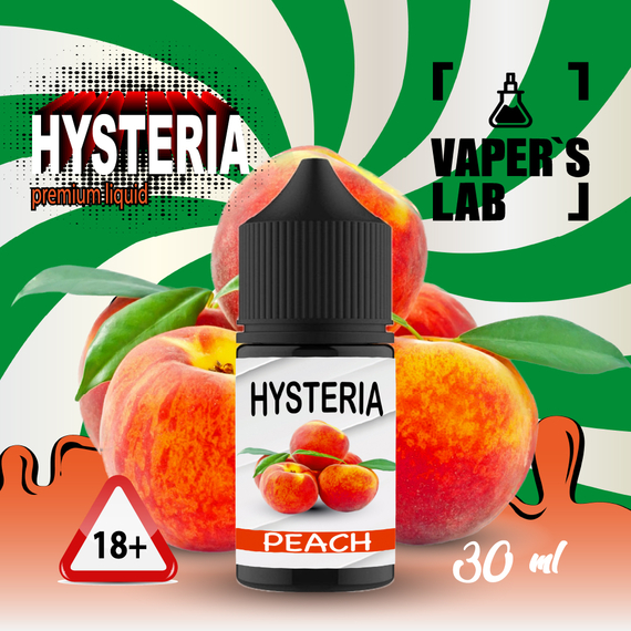 Відгуки на заправку для POD систем 30 мл 35 мг Hysteria Salt "Peach" 30 ml 