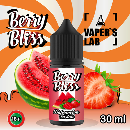 Фото сольова жижа top berry bliss watermelon fusion 30 мл