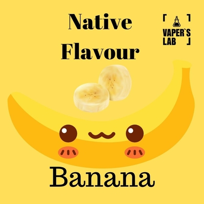 Фото, Видео на Жидкости для вейпа Native Flavour Banana 100 ml